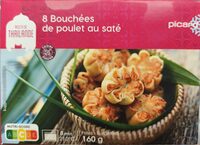 8 bouchées de poulet au saté