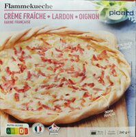 Flammekueche Crème fraîche - Lardon - Oignon