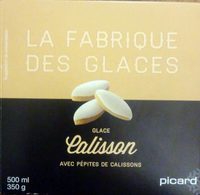 Glace calisson avec pépites de calissons