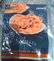 4 coquilles aux fruits de mer