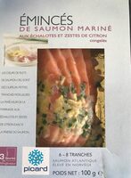 Émincés de saumon mariné