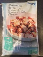Morceaux de Poulpe à l'Huile d'Olive (7%), au Basilic et au Piment d'Espelette