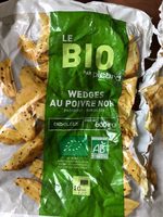 Wedges au poivre noir