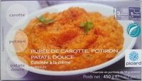 Purée de carotte, potiron, patate douce cuisinée à la crème