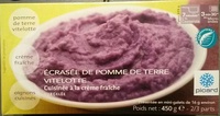 Ecrasée de pomme de terre vitelotte
