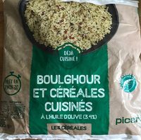 Boulghour et céréales cuisinés à  l'huile d'olive (3,4%)