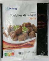 Boulettes de viande cuites kefta