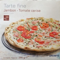 Tarte fine Jambon - Tomate Cerise