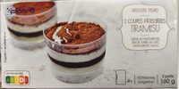 2 Coupes pâtissières Tiramisù