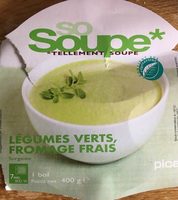 Soupe Légumes verts Fromage frais