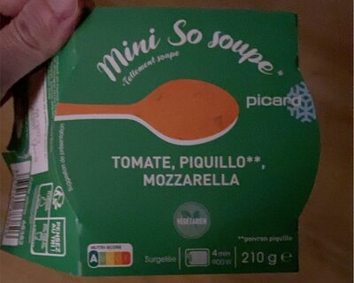 Soupe tomate piquillo mozzarella