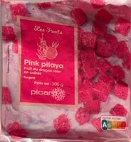 Fruit du dragon rose en cubes