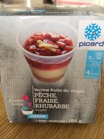 Verrine Fruits du Verger