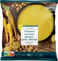 Velouté carotte jaune pois chiche