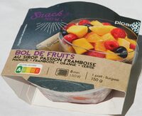 Bol de fruits au sirop passion framboise