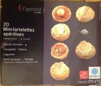 20 Mini-tartelettes Apéritives, Boîte De 255 Grammes
