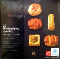 30 Mini-feuilletés apéritifs - surgelés 405 g