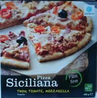 Pizza Siciliana (thon, tomate, mozzarella)
