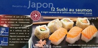 12 sushis au saumons : 6 nigiri saumon et 6