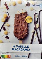 4 vanille macadamia crème glacée
