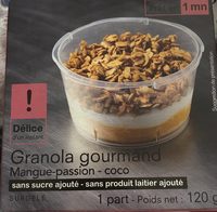 Granola gourmand Mangue-passion - coco