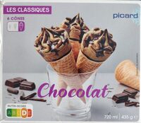 Les Classique - 6 Cônes chocolat