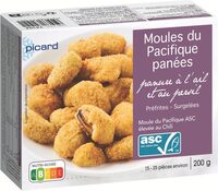 Moules du pacifique panées
