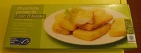 20 portions panées de colin d'Alaska