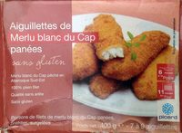 Aiguillettes de Merlu Blanc du Cap Panées Sans Gluten