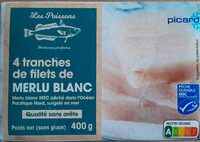 Tranches de filets de merlu blanc