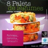 8 Palets de légumes préfrits