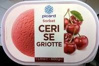 Sorbet cerise griotte