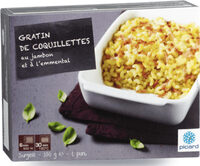Gratin de coquillettes au jambon et à l'emmental