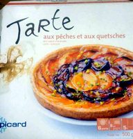 Tarte aux pêches et aux quetsches