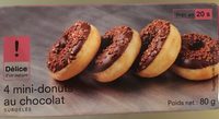 4 Mini-Donuts au Chocolat