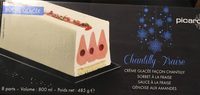 Buche Glacée Chantilly Fraise
