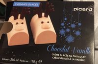 2 Rennes Glacés Chocolat-Vanille