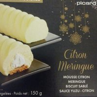 Citron meringue buche patissiere