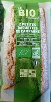 2 petites baguettes de campagne