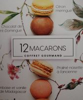 12 macarons coffret gourmand