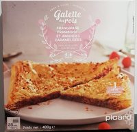 Galette des rois Frangipane Framboise et Amandes caramélisées