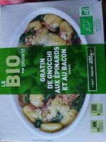 Gratin de gnocchis aux épinards et au bacon