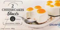 2 Cheesecakes glacés coulis mangue-passion