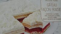 Gâteau façon fraisier