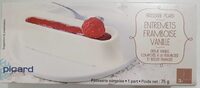 Entremets framboise vanille