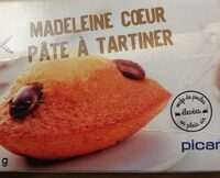 Madeleine coeur pâte à tartiner