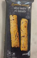Petit pain au olive noire et tomate