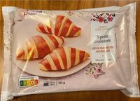 8 petits croissants coeur framboise aromatisé