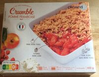 Crumble pomme-framboise