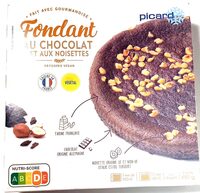 Fondant au chocolat et aux noisettes